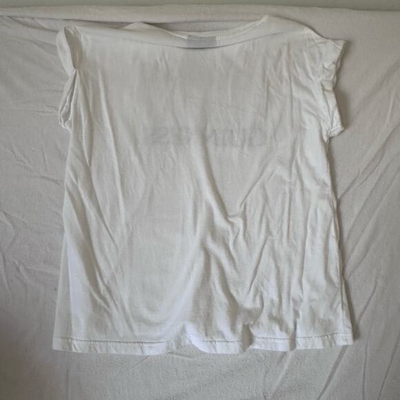 Guinness White Graphic Tee Two Way Sequins Ireland Beer T-Shirt Novelty XLarge - Picture 4 of 4